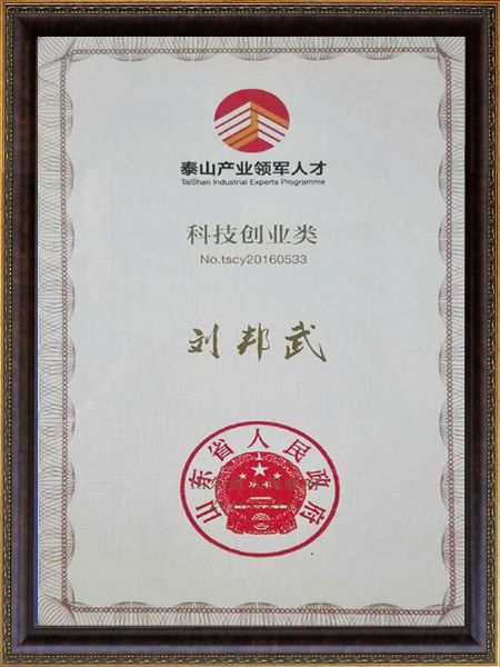 泰山產(chǎn)業(yè)領(lǐng)軍人才